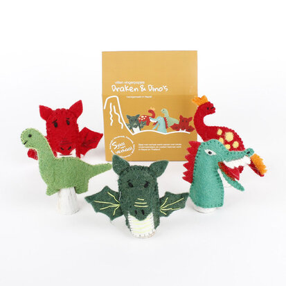 Vingerpopjes-draken-en-dino's