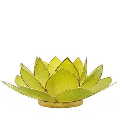 lotus-waxinelichthouder-L-groen