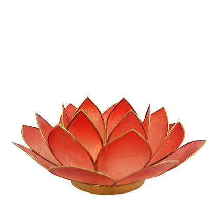 waxinehouder-lotus-oranjerood-L