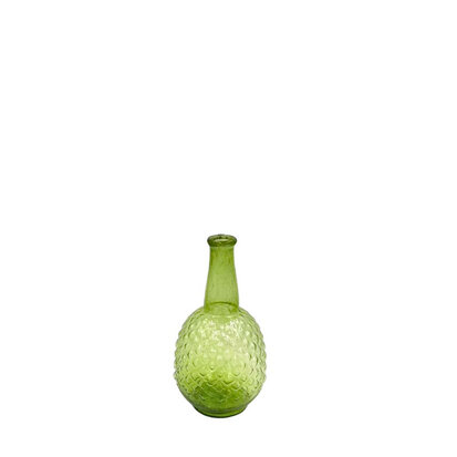 vaas-groen-gerecycled-gebubbeld-glas