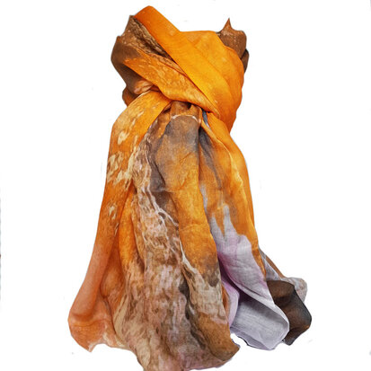 sjaal-oranje