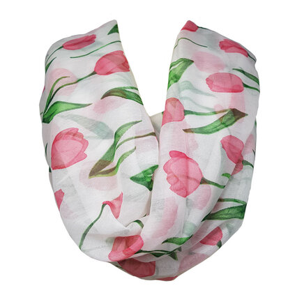 sjaal-viscose-roze-tulpen