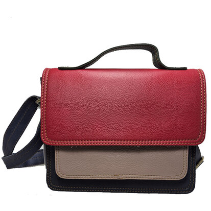 handtas-rood-beige