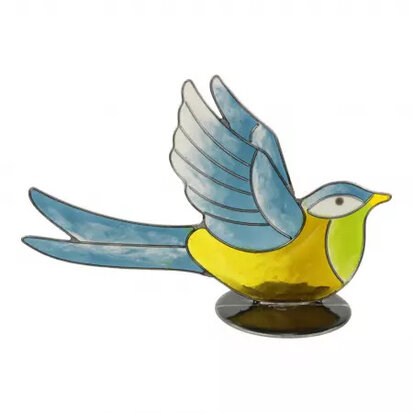 vogel-hars-blauw-geel