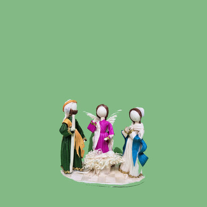 kerstgroep-mais-petate