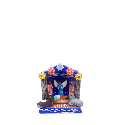 kerstgroep-blauw-huis