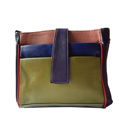 tas-olijf-blauw-roze