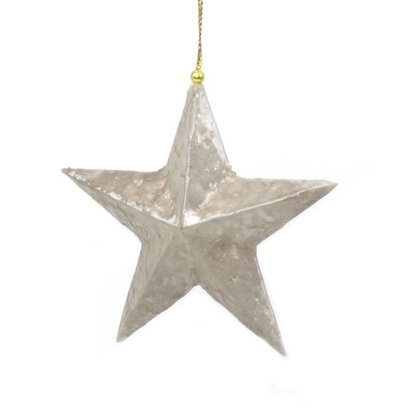kerstster-capiz-wit