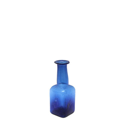 vaasje blauw gerecycled glas