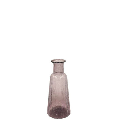 vaasje roze gerecycled glas taps