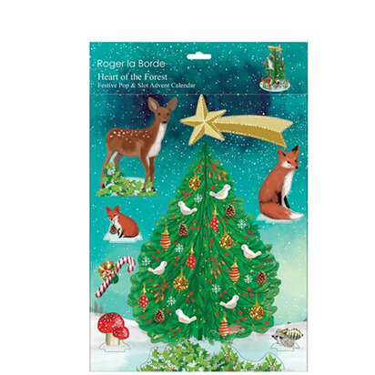 adventskalender hart van het bos kaart