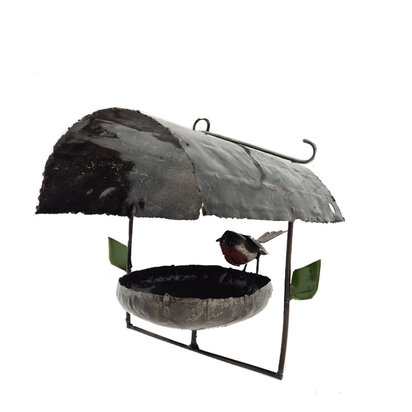 voederschaal met koepeldak