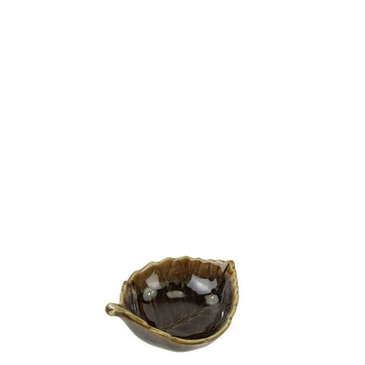 theeschaaltje blad diep bruin