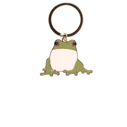 Sleutelhanger kikker metaal