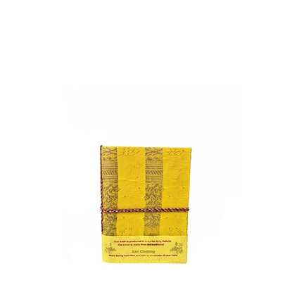 Sari notebook S geel goud