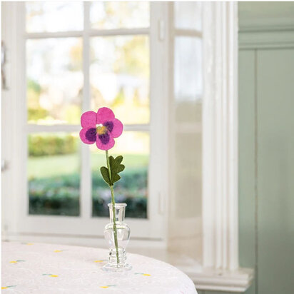 Viooltje fuchsia vilt