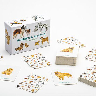 Memoryspel Honden en puppy's