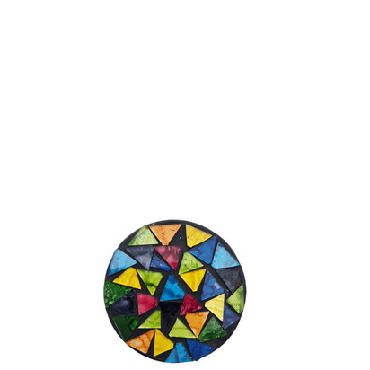 Onderzetter moza&iuml;ek rond mix