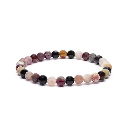 Armband toermalijn mix 6mm