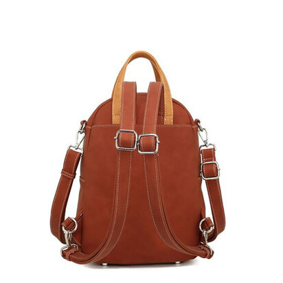 Rugtas grijs oranje back