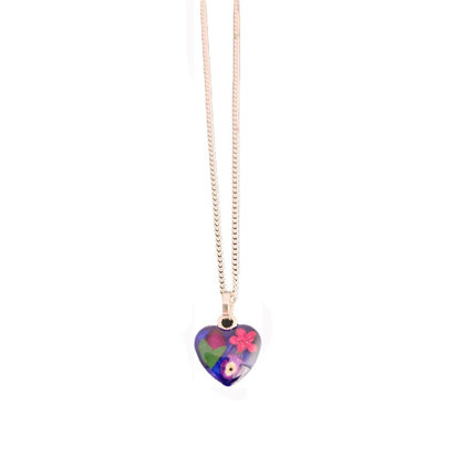 Ketting zilver met hart