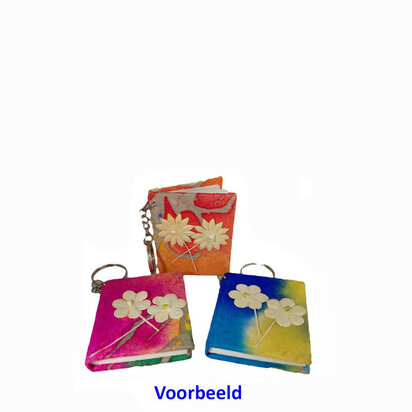 Sleutelhanger mini boekje