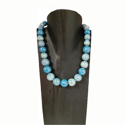 Ketting kazuri lichtblauw