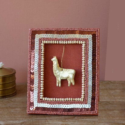 Fotolijst velours bordeaux