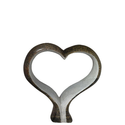 Hart geluk serpentijn