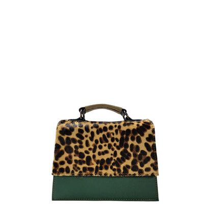 Schoudertas groen tijger