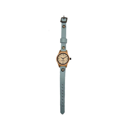 Horloge Small lichtblauw cijfers