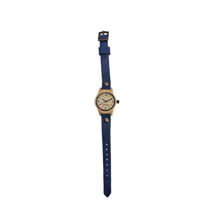 Horloge Small blauw cijfers