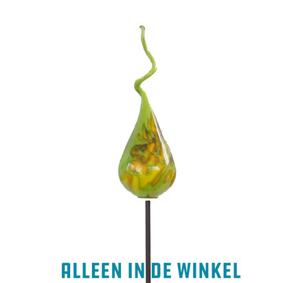 Tuinsteker vlam groen geel