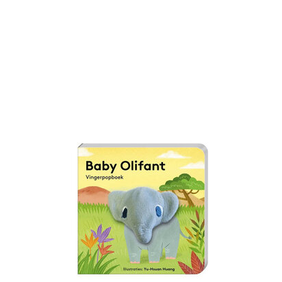 Vingerpopje baby olifant