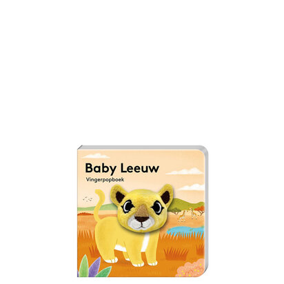 Vingerpopboekje Baby Leeuw