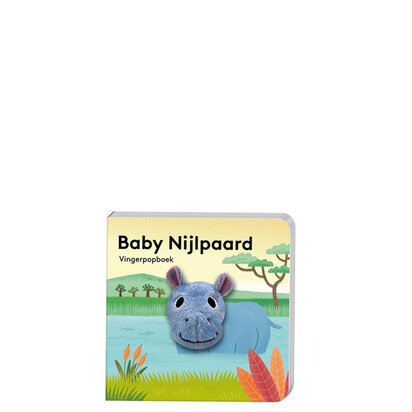 Vingerpopboekje Baby Nijlpaard