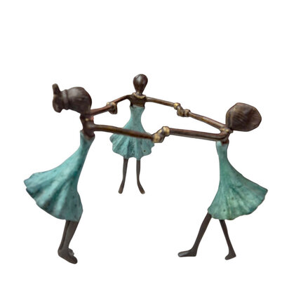 Dansende vrouwen turquoise