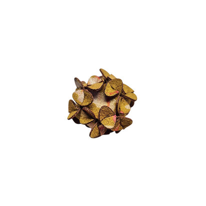 Broche Iris Ochre multi