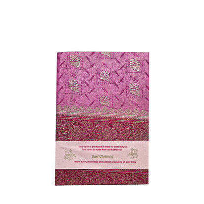 Sari notebook L roze