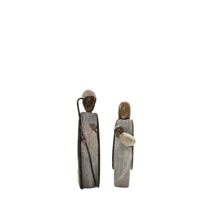 Maria en Jozef serpentijnsteen