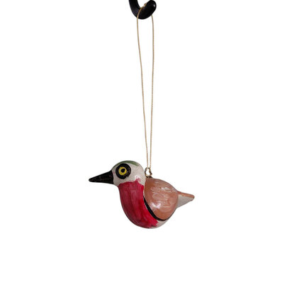 Troostvogel hangend rood bruin
