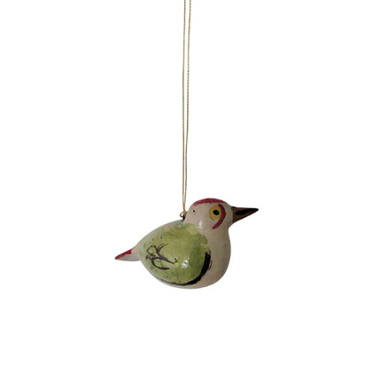 Troostvogel hangend lichtgroene vleugels