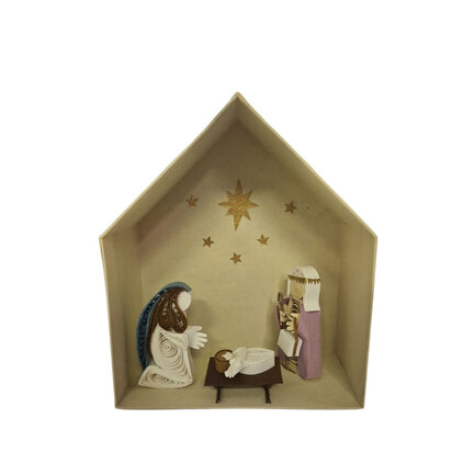 Kerstgroep papier