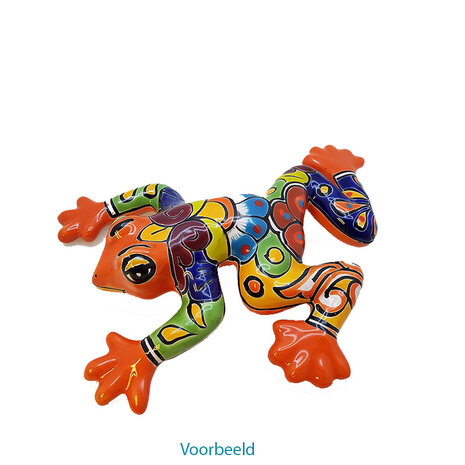 kikker-aardewerk-mexico-oranje-dolores