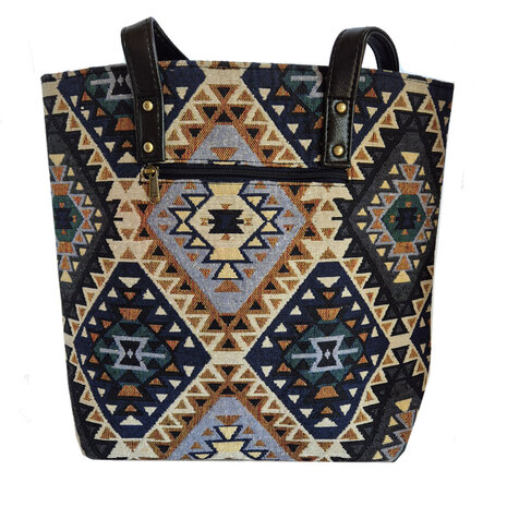 shopper-blauw-beige-front