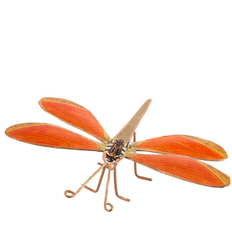 libelle-metaal-oranje