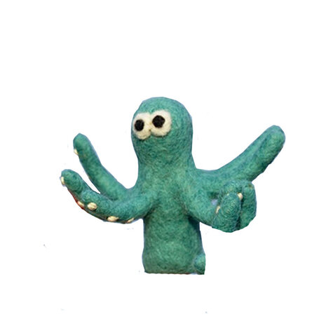 vingerpopje-octopus-zeegroen