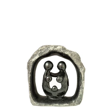 familie 5 ruwe steen