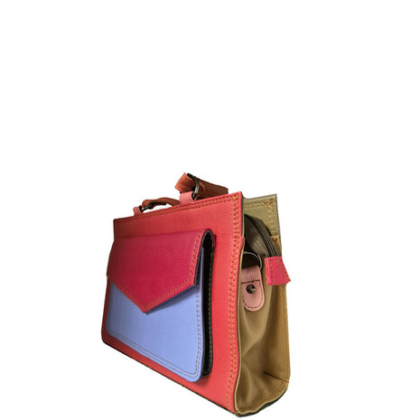 Handtas rood zijkant