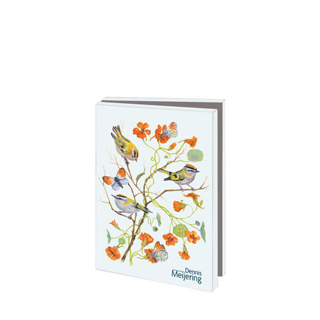 Birds and flowers front